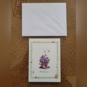 15/$22  Floral Card with Envelope